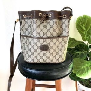 Vintage gucci bucket bag purse